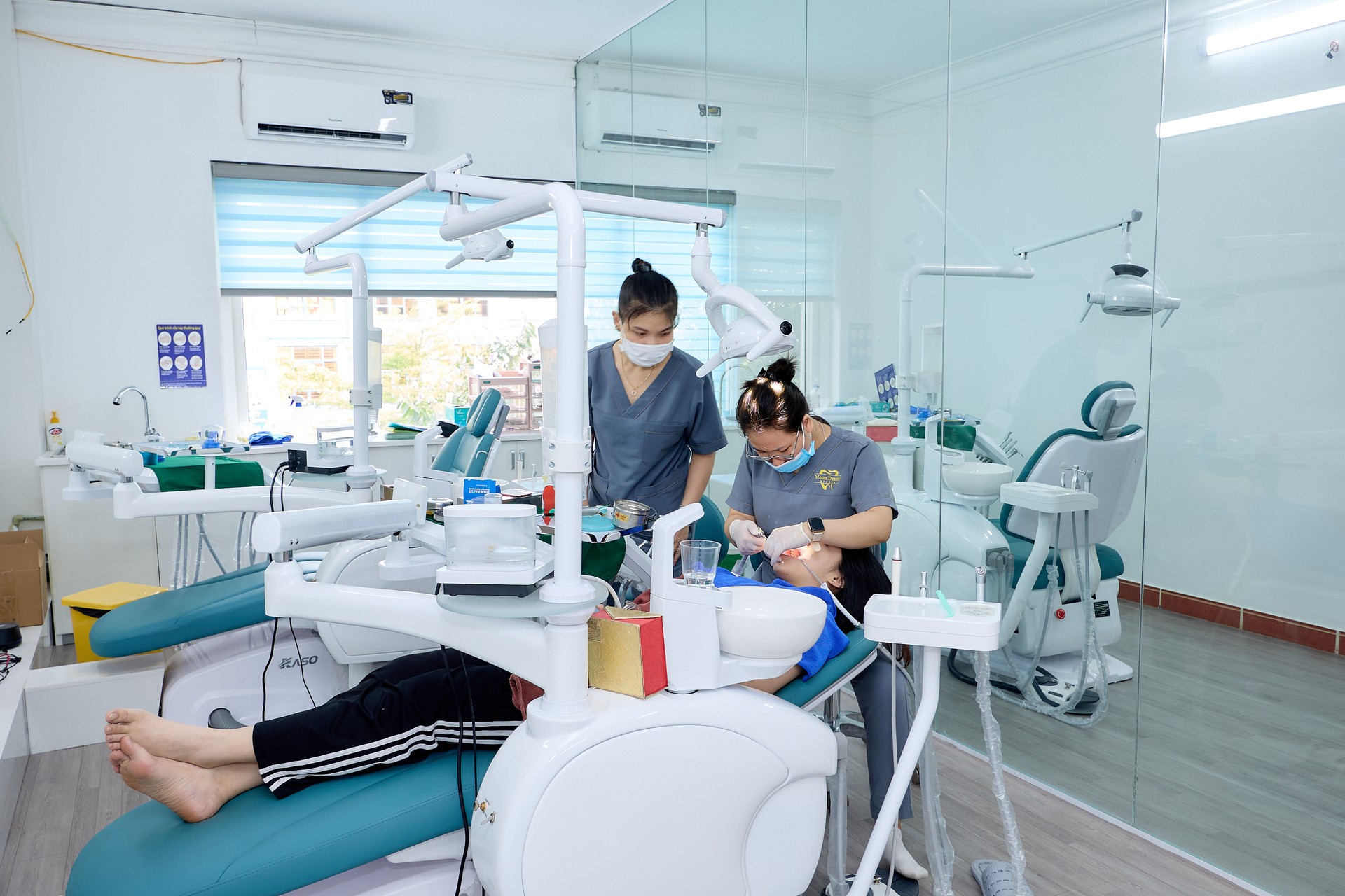 Khu vực tiếp đón bệnh nhân